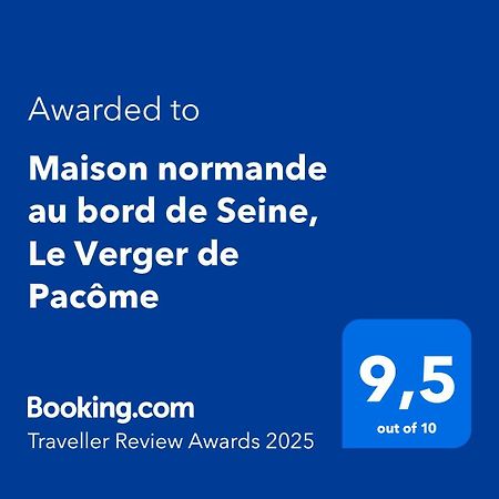 Maison Normande Au Bord De Seine, Le Verger De Pacome Anneville-Ambourville ภายนอก รูปภาพ